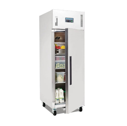 Polar G-Series Upright Fridge Single Stainless Steel Door 600Ltr DL893-A